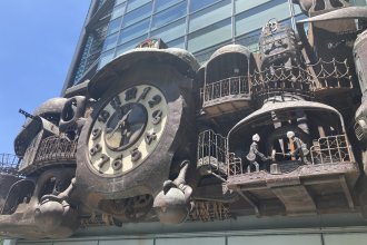 家族旅行の一幕